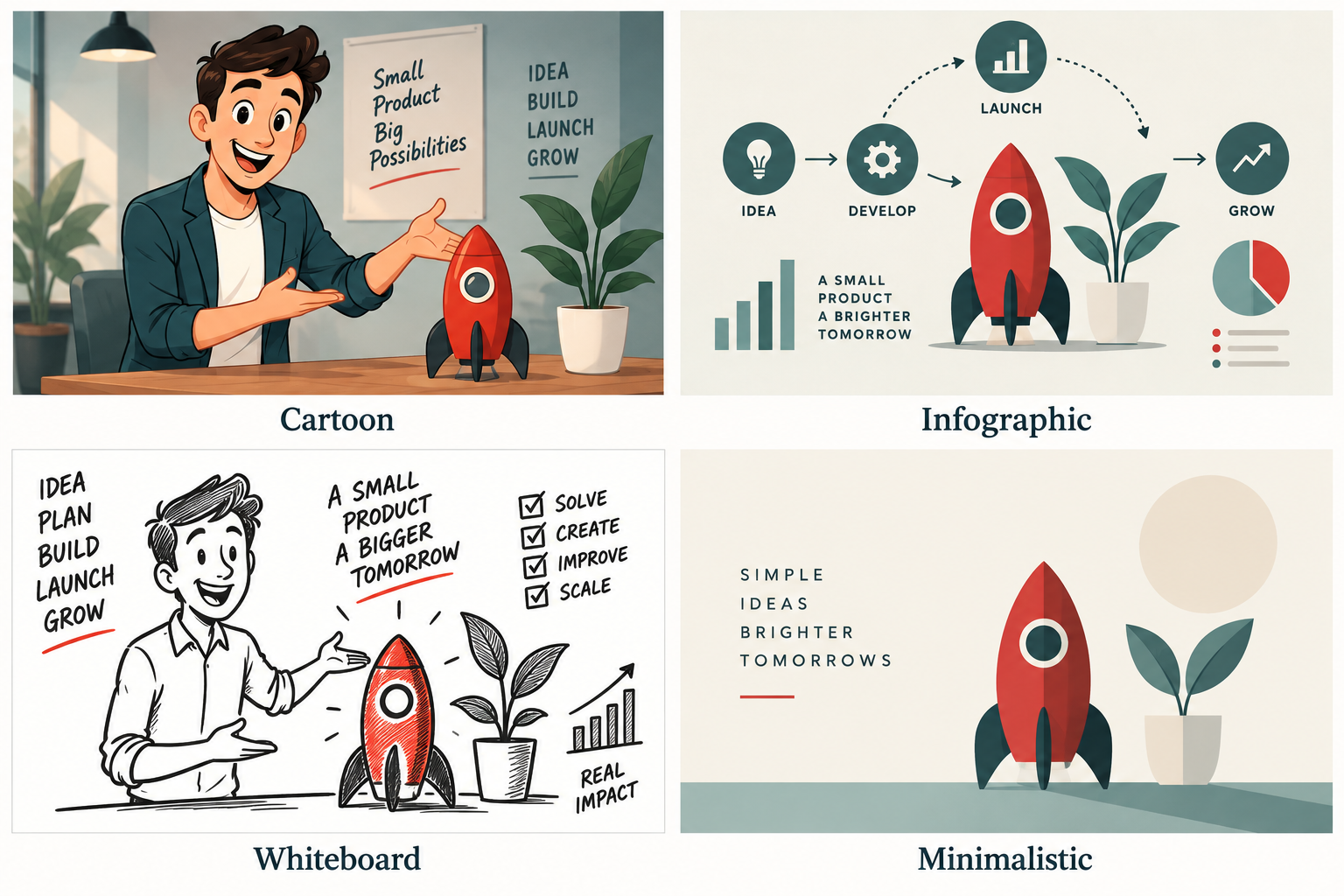 Vector animation visual illustration