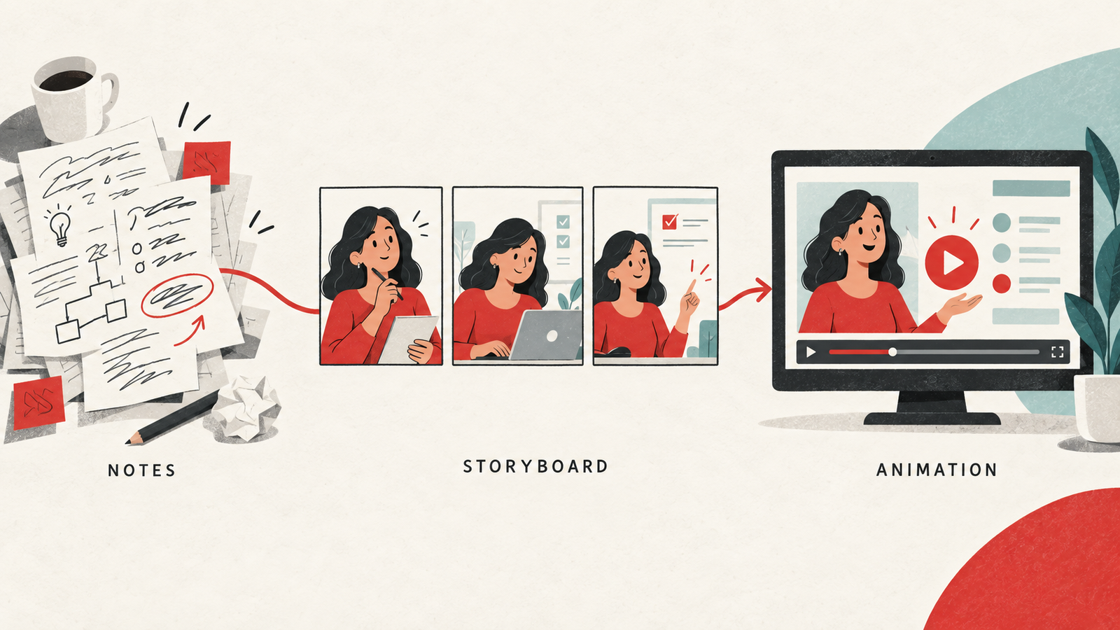 How to Turn Training Notes into a Clear 2D Animation